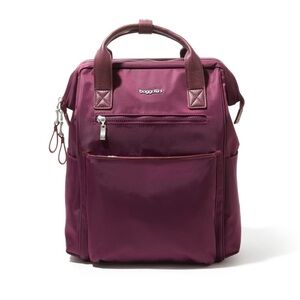 Baggallini Burgundy Laptop Backpack